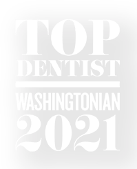 Top Dentist Washingtonian 2021 logo