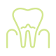 Animated tooth and gums icon
