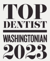 Top Dentist Washingtonian 2023 logo